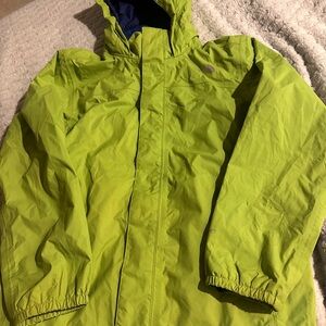 The North Face Lime Green Kids Raincoat